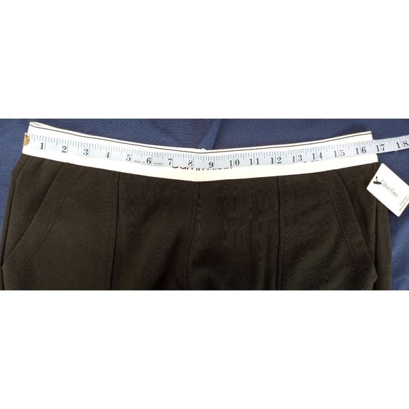 Calvin Klein Women's size Large Jogger Sleep Sweatpants Black Logo Lounge QS5716 - Picture 9 of 11